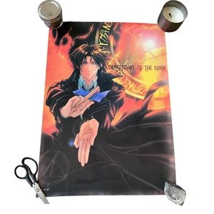 Vintage Defendant of the Dark Anime Poster